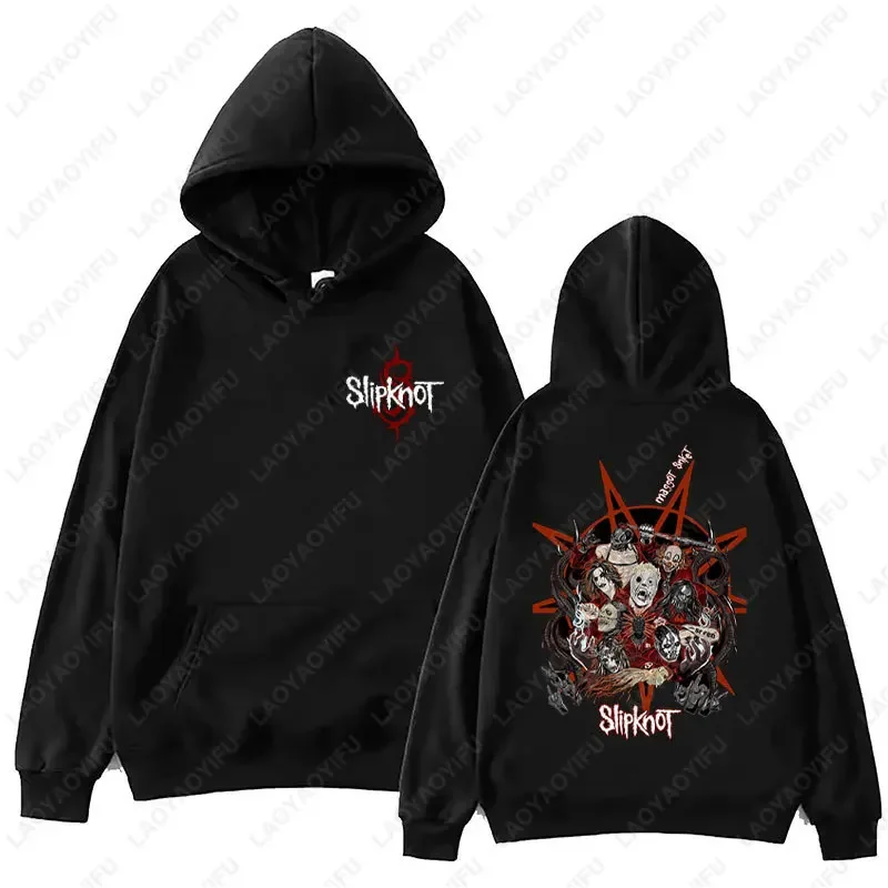 New Retro Casual Style S-Slipknot Rock Band Women Men Hoodie Sweatshirts Casual Clothes Hoody Warmth Streetwear Pullovers Top - Image 2